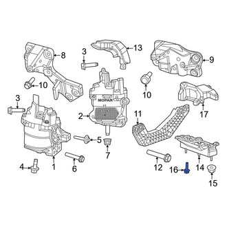 Jeep OE - Automatic Transmission Mount Bolt
