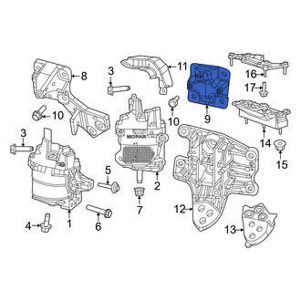 Jeep OE - Left Engine Mount Bracket