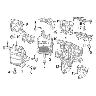 Jeep OE - Engine & Transmission Mounting (4WD 3.0L)