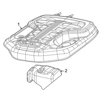 Jeep OE - Engine Appearance Cover (6.4L)