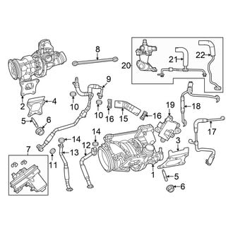 Jeep OE - Engine - Turbocharger & Components (Base / Carbide / Series II / Series III 3.0L)