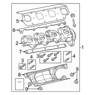 Jeep OE - Exhaust System - Exhaust Manifold
