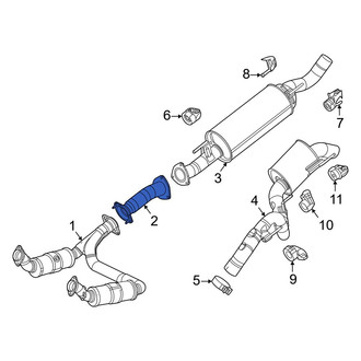 Jeep OE - Exhaust Intermediate Pipe