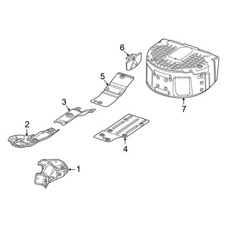 Jeep OE - Exhaust System - Heat Shields