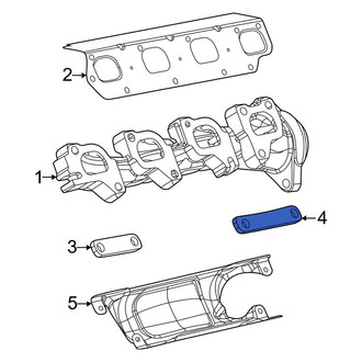 Jeep OE - Rear Exhaust Manifold Brace