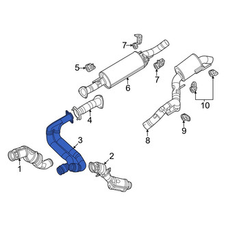 Jeep OE - Exhaust Crossover Pipe