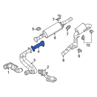 Jeep OE - Exhaust Intermediate Pipe