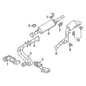 Jeep OE - Exhaust System - Exhaust Components