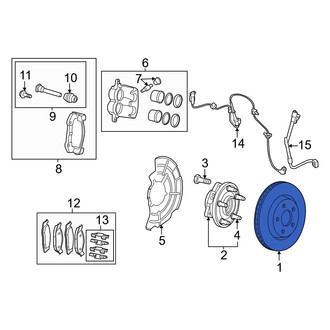 Jeep OE - Front Disc Brake Rotor
