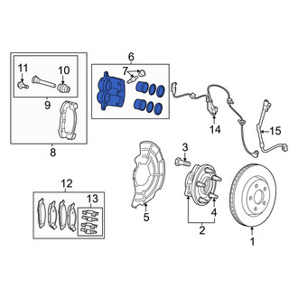 Jeep OE - Front Right Disc Brake Caliper