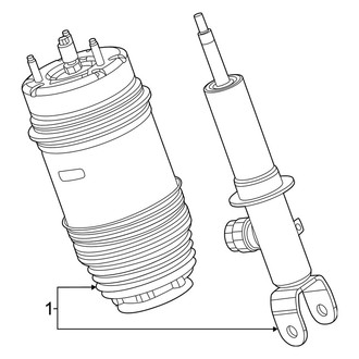 Jeep OE - Front Suspension - Struts & Components (With Air Suspension), (RWD)