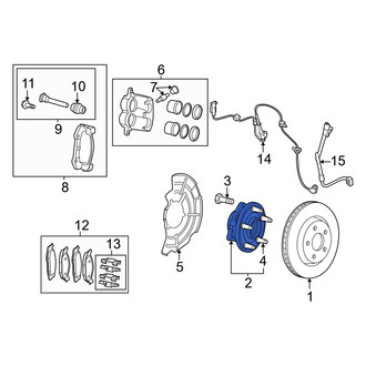 Jeep OE - Front Wheel Bearing and Hub Assembly