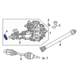 Jeep OE - Front Drive Axle Shaft Seal