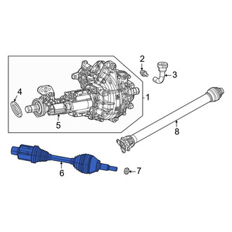 Jeep OE - Rear Right CV Axle Assembly