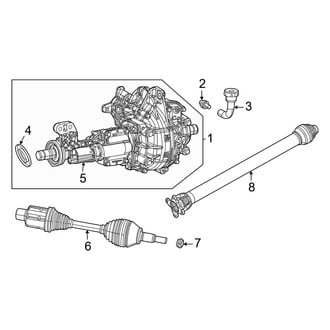 Jeep OE - Front Suspension - Front Axle & Carrier (4WD)