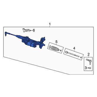 Jeep OE - Rack and Pinion Assembly
