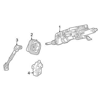 Jeep OE - Steering Column - Shaft & Internal Components
