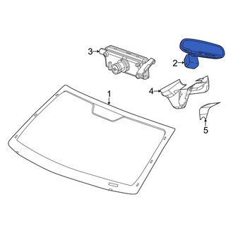 Jeep OE - Front Interior Rear View Mirror