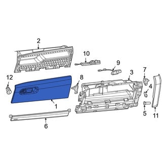 Jeep OE - Front Glove Box Door