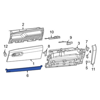Jeep OE - Right Lower Instrument Panel Trim Panel
