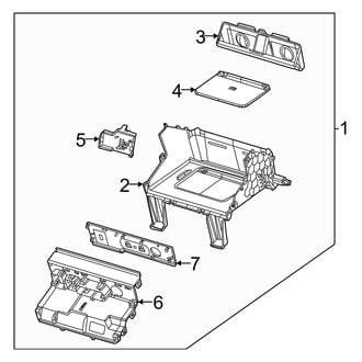 Jeep OE - Front Console (Front Components, W/O Door)