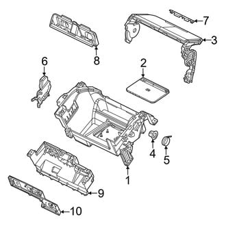 Jeep OE - Front Console (Front Components, With Door)