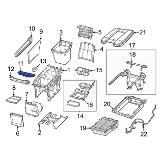 Jeep OE - Rear HVAC Temperature Control Panel