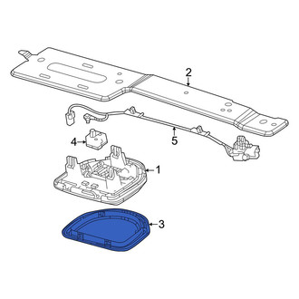 Jeep OE - Rear Upper Console Trim Panel