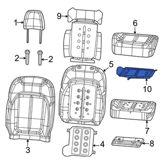 Jeep OE - Front Left Lower Climate Controlled Seat Duct