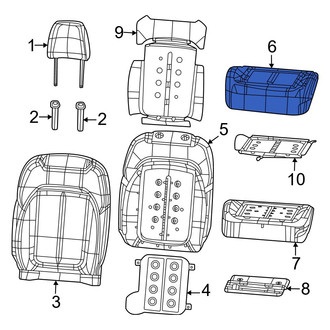 Jeep OE - Front Left Seat Cover