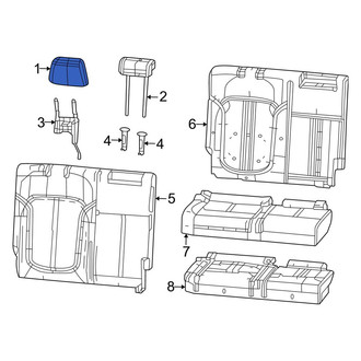 Jeep OE - Rear Left Headrest
