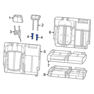 Jeep OE - Rear Center Headrest Guide