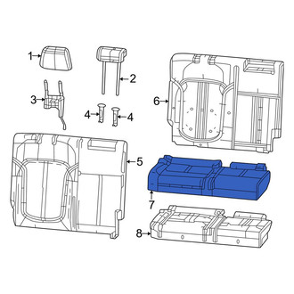 Jeep OE - Rear Right Seat Cover
