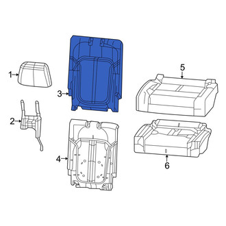 Jeep OE - Rear Left Seat Back Cushion Cover