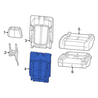 Jeep OE - Rear Left Seat Back Cushion