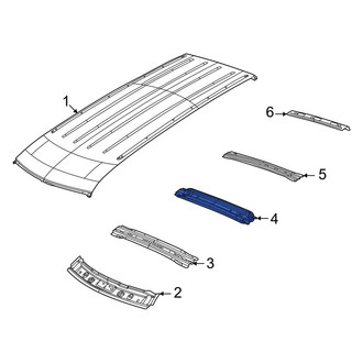 Jeep OE - Center Roof Bow