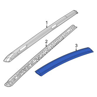 Jeep OE - Right Roof Molding