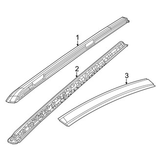 Jeep OE - Roof - Luggage Carrier (With Sunroof), (Series I / Series I Carbide / Series II / Series II Carbide / Series III / Series III Carbide)