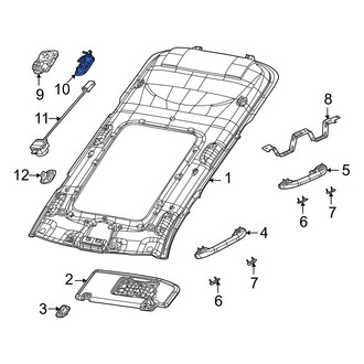 Jeep OE - Upper Console Trim Panel