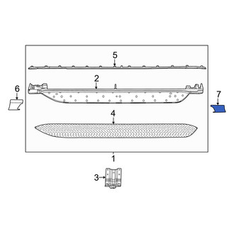 Jeep OE - Rear Left Stone Guard