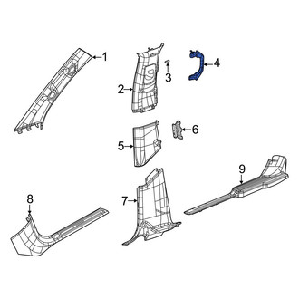 Jeep OE - Front Interior Grab Bar