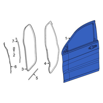 Jeep OE - Front Left Door Shell