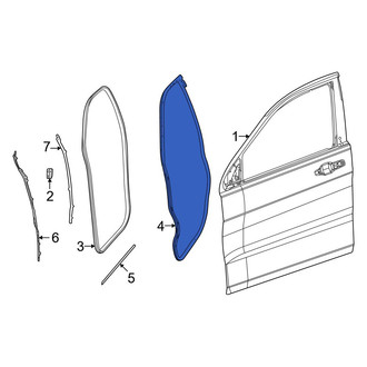 Jeep OE - Front Right Inner Door Seal