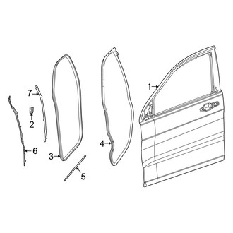 Jeep OE - Front Door - Door & Components