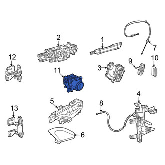 Jeep OE - Front Door Lock Cylinder