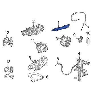 Jeep OE - Front Right Outer Exterior Door Handle