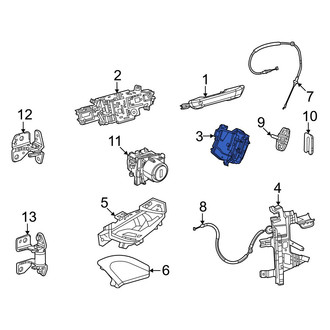 Jeep OE - Front Left Door Latch Assembly