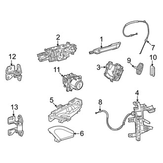 Jeep OE - Front Door - Lock & Hardware