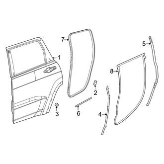 Jeep OE - Rear Door - Door & Components
