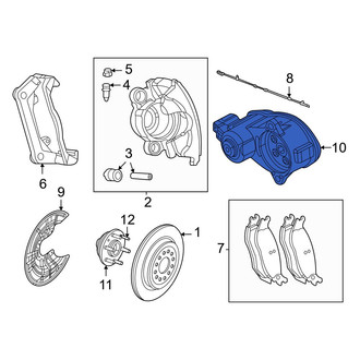 Jeep OE - Rear Right Parking Brake Actuator